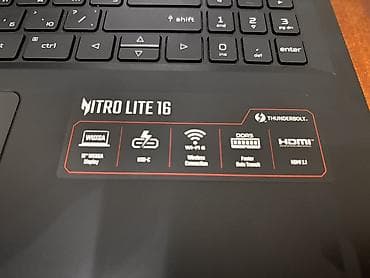 game notebook: Yeni Acer Nitro, 16 ", Intel Core i5, 512 GB — 1