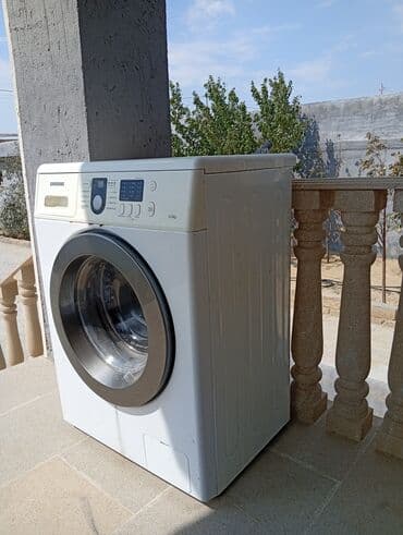 üzqırxan maşınlar: Paltaryuyan maşın Samsung, 6 kq, İşlənmiş, Avtomat, Qurutmasız, Kredit yoxdur, Ünvandan götürmə — 2