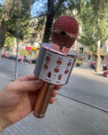 bluetooth mikrofon karaoke: Ws-858 Bluetooth mikrafon kalonka Endirim 25Yox 15Azn✅ ✅Mikrafon — 7