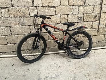 irşad velosipedlər: Dağ/şosse tipli velosiped – 26” təkərlər, ön amortizator, arxa — 2