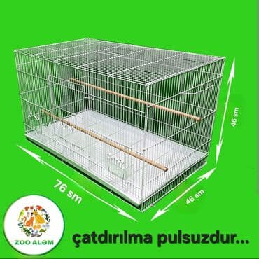 большая клетка для попугая: Tutuquşu qəfəsi.Böyük Qəfəs valyer. Qəfəsin ölçüsü 76sm eni, 46sm — 1