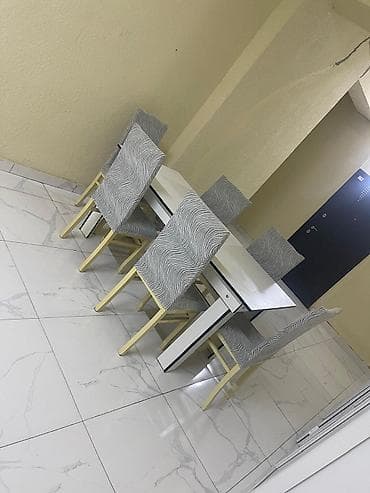 salon stulu: Masa və 6 oturacaq dəsti 180 Azn❗ Ünvan xırdalan Pərvin🎀5908 — 2