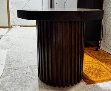 yumru stol: Журнальный стол, Новый, MDF, Круглый стол — 1