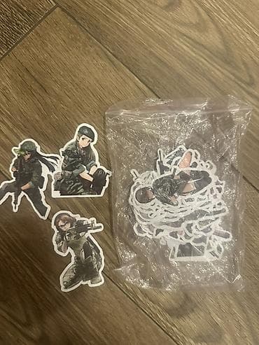 maşın disk: Anime üslublu hərbi mövzulu stikerlər dəsti - Mövzu: hərbi forma və — 1