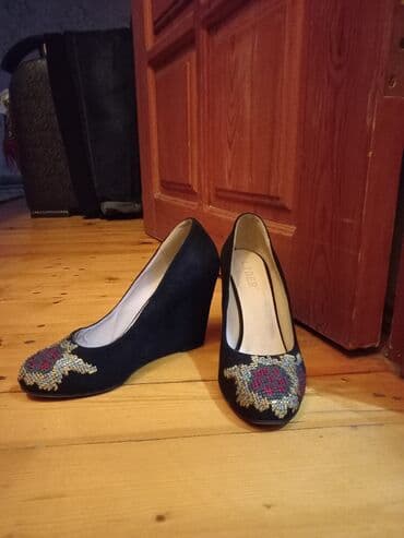 massimo dutti azərbaycan: Tuflilər, Ölçü: 38, rəng - Qara, İşlənmiş — 2