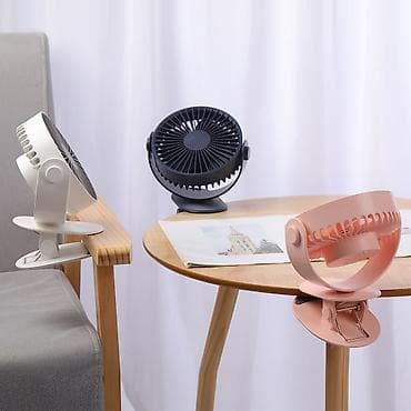 ventil: Portativ Mini Klipsli Ventilyator USB Şarjlı 15sm 3 pərli . ❄️ — 7