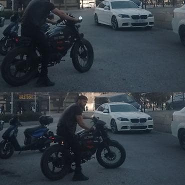 Motosiklet – “Q7 700R” (şassi üzərində yazılar görünür) - Güc