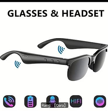Smart Audio Eynək – Qara rəng 2‑də 1: eynək və simsiz headset. Günəş lalafo.az -da Smart Audio Eynək – Qara rəng 2‑də 1: eynək və simsiz headset. Günəş
