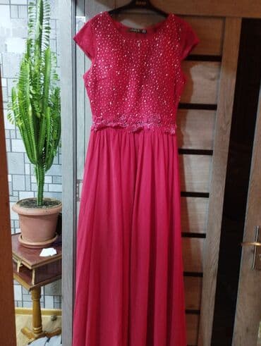 nişan donları 2022: Qadın gecə/libas paltarı - Rəng: parlaq çəhrayı-qırmızı (fuşya — 2