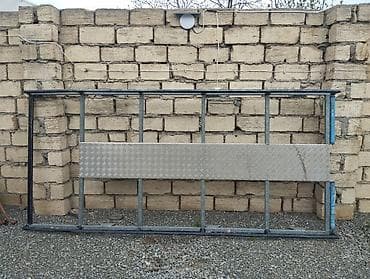 corni pol: Dəmir Həyət darvazası, Siyirmə, Mexaniki, Şəbəkə ilə, rəng - Qara — 1