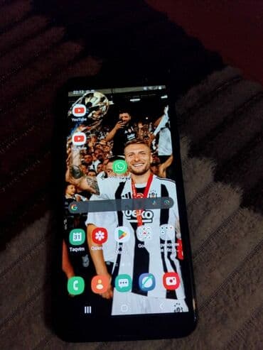 samsung soyuducular: Samsung Galaxy A8 2018, rəng - Qara, Sensor — 2