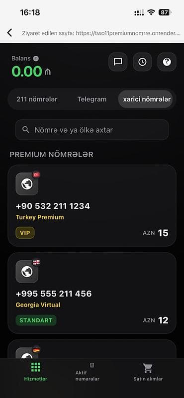 redmi pad 2 pro: Xidmət: WhatsApp/Telegram üçün premium və standart virtual nömrələr — 3