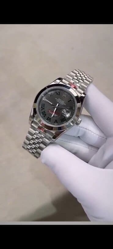 Saat kəmərləri: Yeni, Qol saatı, Rolex, rəng - Gümüşü — 3