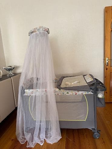 Valdera qatlanan uşaq beşiyi/oyun çərçivəsi – çoxfunksiyalı model — 5