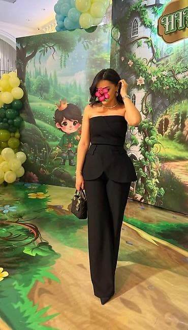 qaqa desti: Zərif gecə geyimləri və dəstlər - Qara uzun ziyafət donu: Açıq çiyin — 2