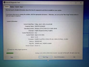 işlənmiş notbuklar: İşlənmiş Acer Aspire, 12.3 ", Intel Core i3, 256 GB, Ünvandan götürmə, Pulsuz çatdırılma — 4