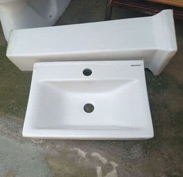 su çeni: Прямоугольная Кухонная мойка, Без шкафа, Керамика — 1