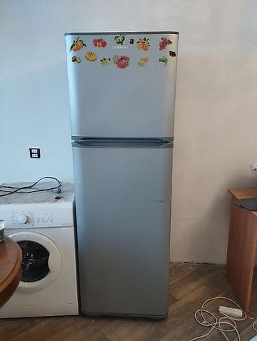 indezit soyuducu: İki kameralı məişət soyuducusu - Rəng: gümüşü (üst qapıda dekorativ — 4