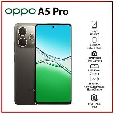 Oppo A5 Pro, 256 GB, rəng - Boz