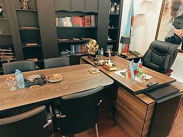 iclas masası: Mebel dəsti – Direktor/Ofis kabineti - Tərkib: geniş iş masası (L — 2