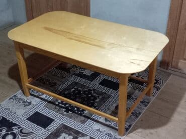 Qonaq masası, Yeni, Açılmayan, Taxta, Dördbucaq masa