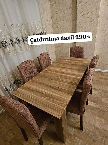 divarda kitab refi: F99Masa dəsti satılır çatdırılma daxil 290₼. ünvan Bakıxanov. Fatimə99 — 1