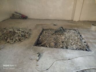 Digər tikinti xidmətləri: #Betonkesme #betondeşmə Beton kubik kərpic - dən kəsim deşim — 7