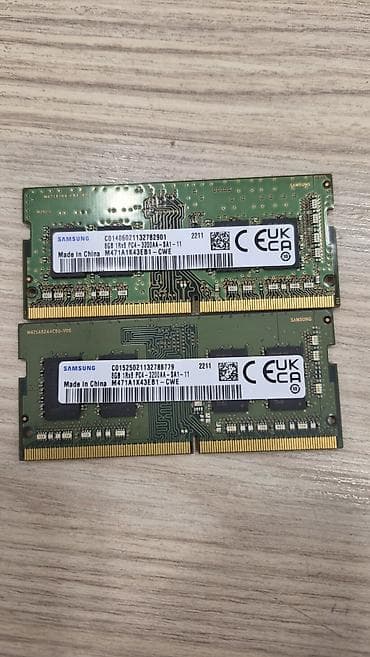 ram 16gb ddr4: Samsung laptop 8GB eyni növ RAM modulları – 2 ədəd (Qiymət 1 ədədi — 1