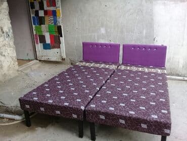 iki neferlik carpayilar: Yataq
Tezedir hazirlari var 2 neferlik taxt 100m — 3