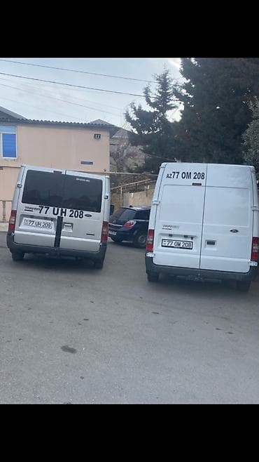 əllə çəkilmiş maşın şəkilləri: Ford Transit yükdaşıma furgonları – peşəkar daşımalar üçün ideal — 1