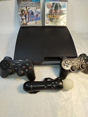 PlayStation 3 Slim oyun konsolu dəsti İdeal vəziyyətdə! İçində 15 oyun