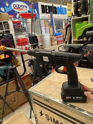 Şlanqlar: Akkumulyatorlu yuyucu tabanca – portativ təzyiqli yuma aparatı - Güc — 1