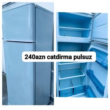 Soyuducular: İki qapılı soyuducu (üstdə dondurucu bölmə, altda soyuducu bölmə) — 1