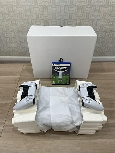 PS5 (Sony PlayStation 5): PS5 slim 1TB Disk versiya. 10 gün istifadə olunub. Tam ideal — 4