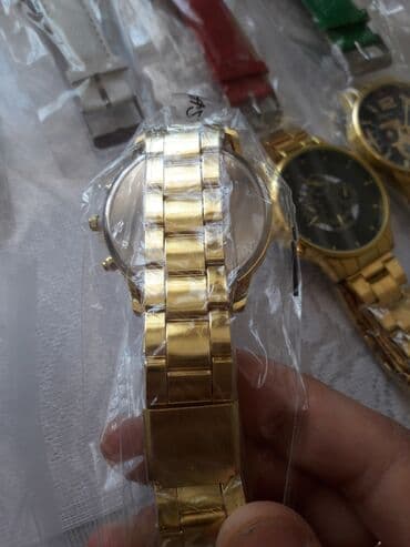 qizil halqa qolbaqlar: Qol saatı, rəng - Qızılı — 3