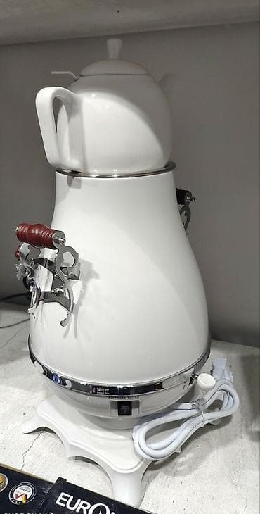 samavar ucuz: Elektrik samovar Bergamo made for Germany 6 litr tutumlu Termostatli — 3
