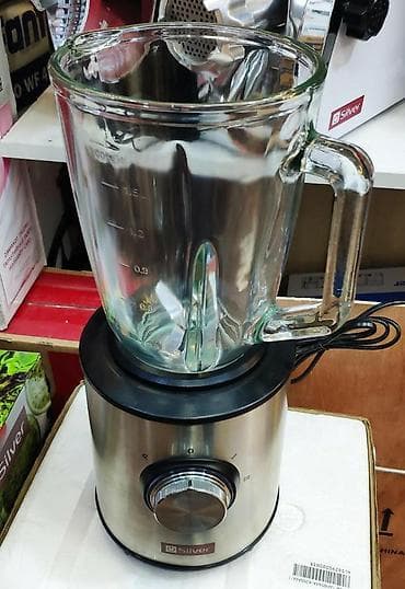 kokteyl blenderi: Blender kokteyl silver turk istehsali 750 watt 1.5 litr şüşə qabli — 3