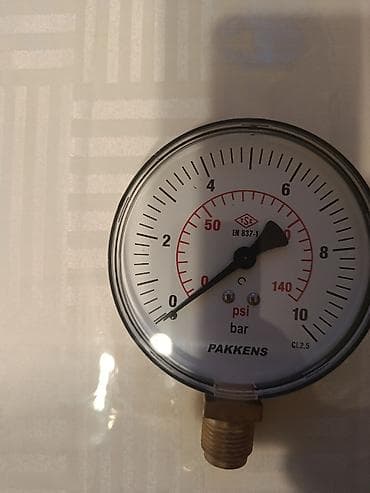 Pakkens mexaniki manometr - Tiplər: EN 837-1 standartlı analoq — 1