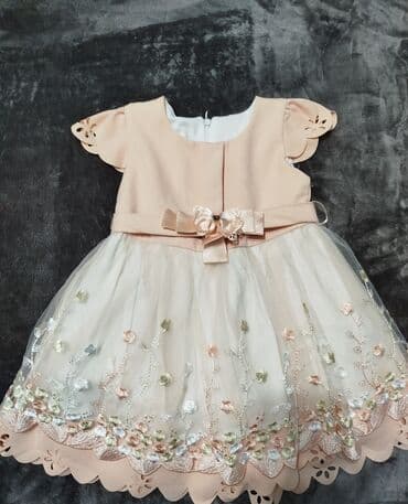 Пиджаки: Məhsul: Qız uşağı üçün zərif ziyafət/libas - Rəng: Şaftalı tonlarında — 1