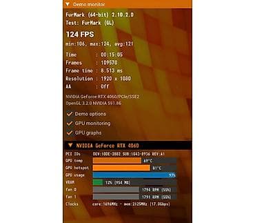 2 ci el komputer: Видеокарта Asus GeForce RTX 4060, 8 ГБ, Б/у — 3