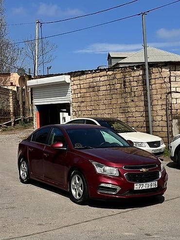 masin satisi: Chevrolet Cruze sedan - Kuzov: sedan, bordo rəng - Mühərrik: benzin — 4