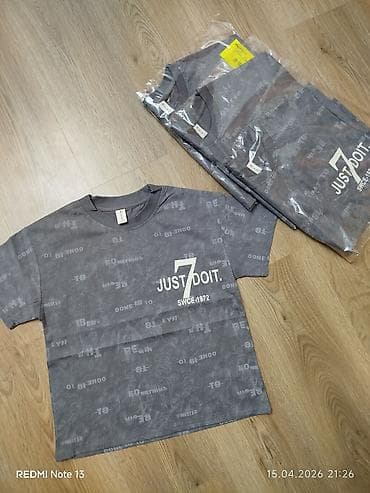 Futbolka, XL, rəng - Boz