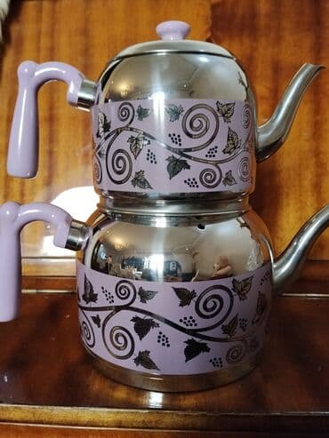 Rəng - Bənövşəyi, Dəm caydanı, Paslanmayan polad