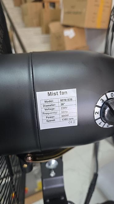 mis samovar: Sərinkeş MistFan600watt Sulu Sərinkeş Mist fan Model : MFM - S26 — 7