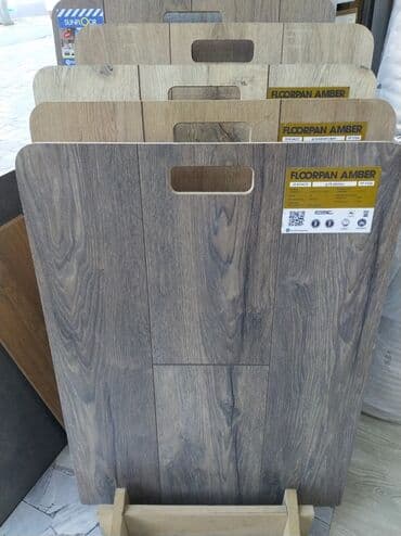 Laminat: Floorpan Amber laminat döşəmə nümunələri. Müxtəlif rəng və dizaynlarda