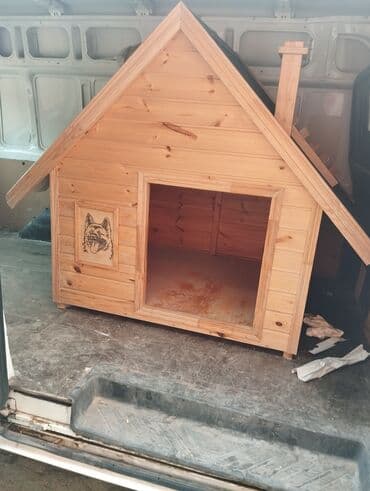 Opel: Taxta it evi - Material: təbii ağacdan yığılma, iç və çöl səthləri — 11