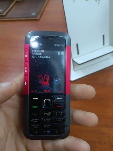 Audio: Nokia 5310, < 2 GB Memory Capacity, rəng - Qırmızı, Zəmanət, Düyməli — 4