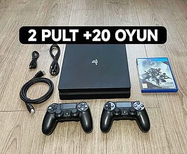 x box 360: PS4 slim 500gb, plomb üzərində, ideal vəziyətdə 2pult tam komplekt — 1