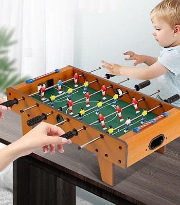 mini velo: Uşaq futbol stol oyunu – mini stolüstü foosball - Ölçülər: 70 x 36 x — 4