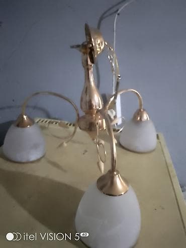 2 ci el perdeler: Çılçıraq, 3 lampa, Metal — 1